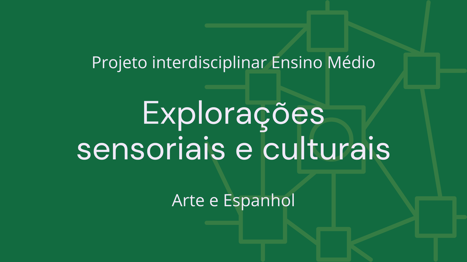 No momento, você está visualizando Ens. Médio: Projeto Interdisciplinar de Arte, Espanhol: Explorações Sonoras e Culturais